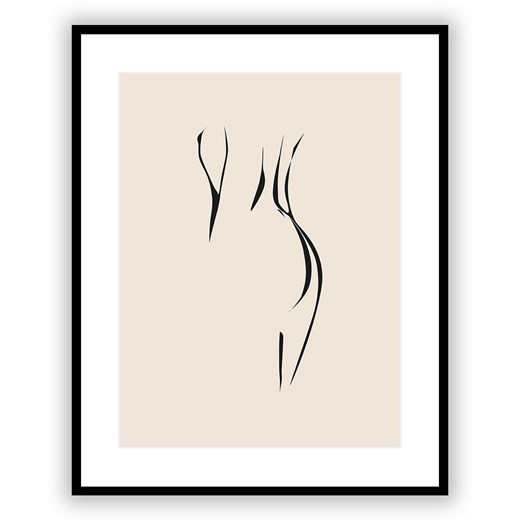 Obraz Nude Line I 40 x 50 cm Dekoria One Size dekoria.pl