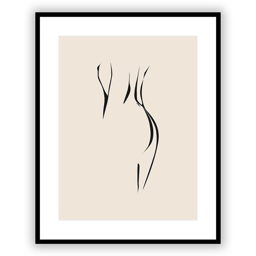 Obraz Nude Line I 40 x 50 cm ze sklepu dekoria.pl w kategorii Obrazy - zdjęcie 172474402