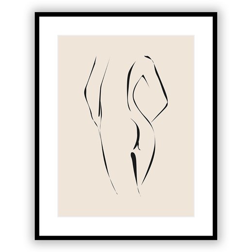 Obraz Nude Line III 40 x 50 cm ze sklepu dekoria.pl w kategorii Obrazy - zdjęcie 172474471