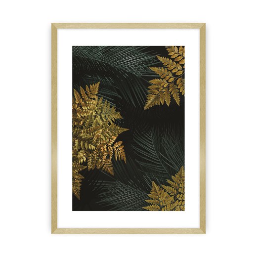 Plakat Golden Leaves II ze sklepu dekoria.pl w kategorii Obrazy - zdjęcie 172477161