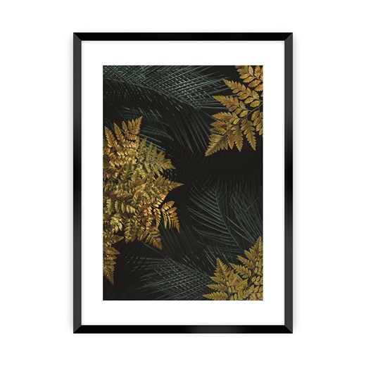 Plakat Golden Leaves II ze sklepu dekoria.pl w kategorii Obrazy - zdjęcie 172477171