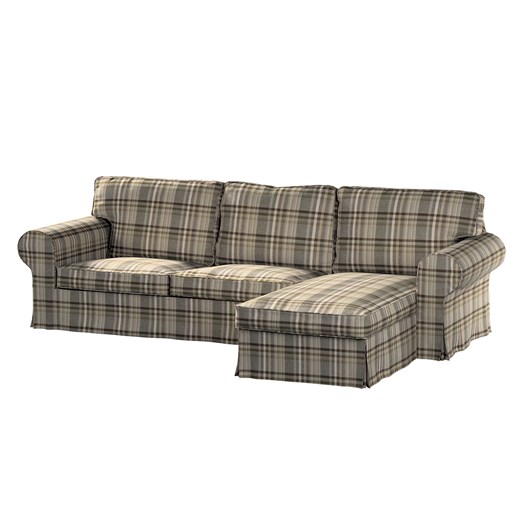 Pokrowiec na sofę Ektorp 2-osobową i leżankę ze sklepu dekoria.pl w kategorii Pokrowce na kanapy i fotele - zdjęcie 172480840