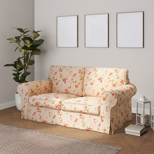 Pokrowiec na sofę Ektorp 2-osobową rozkładaną, model po 2012 ze sklepu dekoria.pl w kategorii Pokrowce na kanapy i fotele - zdjęcie 172481494