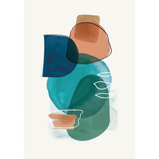 Obraz na płótnie Abstract Art II ze sklepu dekoria.pl w kategorii Obrazy - zdjęcie 172481940