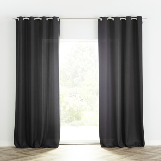 Zasłona BASIC na kółkach 140x280cm antracytowy 1 szt. ze sklepu dekoria.pl w kategorii Zasłony - zdjęcie 172482841