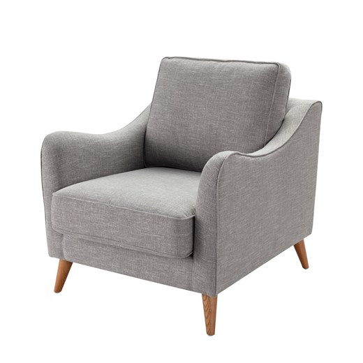 Fotel Venuste linen grey ze sklepu dekoria.pl w kategorii Fotele - zdjęcie 172483333