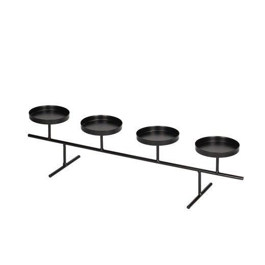Świcznik Ambrose 40x10x10cm ze sklepu dekoria.pl w kategorii Świeczniki - zdjęcie 172483460