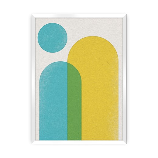 Plakat Abstract Shapes II ze sklepu dekoria.pl w kategorii Obrazy - zdjęcie 172488412