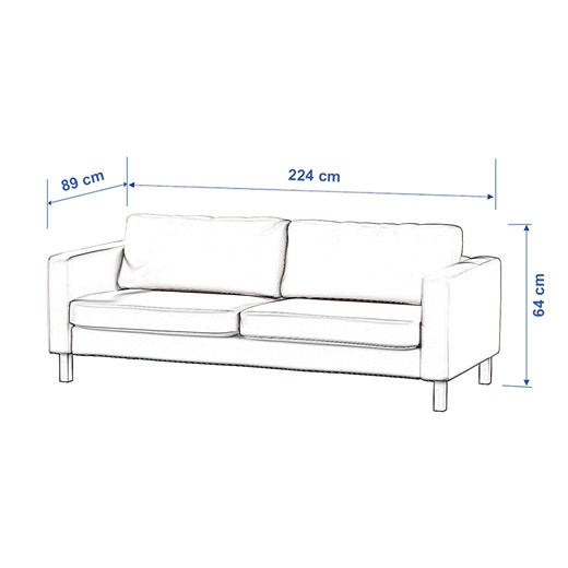 Pokrowiec na sofę Karlstad rozkładaną Dekoria One Size dekoria.pl