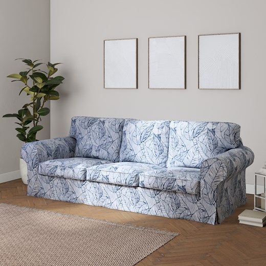 Pokrowiec na sofę Ektorp 3-osobową, rozkładaną ze sklepu dekoria.pl w kategorii Pokrowce na kanapy i fotele - zdjęcie 172493922