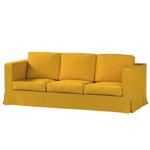 Pokrowiec na sofę Karlanda 3-osobową nierozkładaną, długi ze sklepu dekoria.pl w kategorii Pokrowce na kanapy i fotele - zdjęcie 172504411