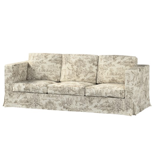 Pokrowiec na sofę Karlanda 3-osobową nierozkładaną, długi ze sklepu dekoria.pl w kategorii Pokrowce na kanapy i fotele - zdjęcie 172504573