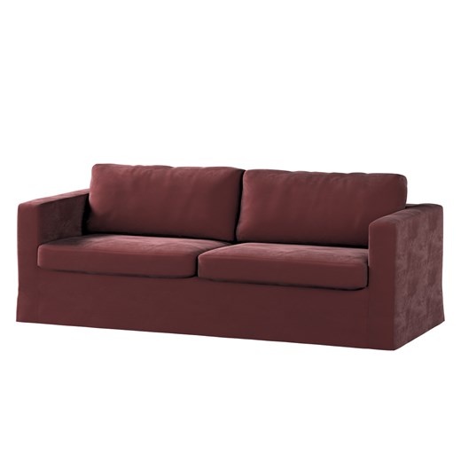 Pokrowiec na sofę Karlstad 3-osobową nierozkładaną, długi ze sklepu dekoria.pl w kategorii Pokrowce na kanapy i fotele - zdjęcie 172517341