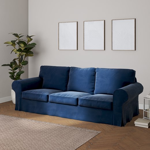 Pokrowiec na sofę Ektorp 3-osobową, rozkładaną, PIXBO ze sklepu dekoria.pl w kategorii Pokrowce na kanapy i fotele - zdjęcie 172519220