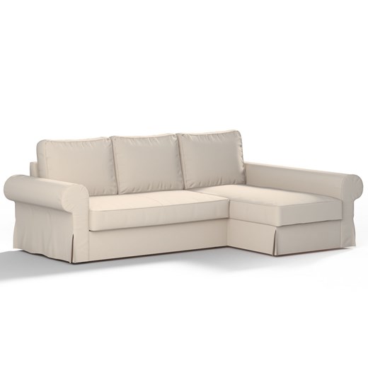 Pokrowiec na sofę Backabro rozkładaną z leżanką ze sklepu dekoria.pl w kategorii Pokrowce na kanapy i fotele - zdjęcie 172524272