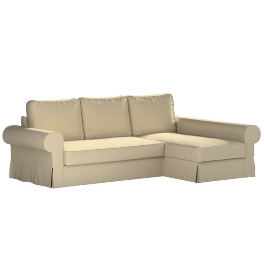 Pokrowiec na sofę Backabro rozkładaną z leżanką ze sklepu dekoria.pl w kategorii Pokrowce na kanapy i fotele - zdjęcie 172524572