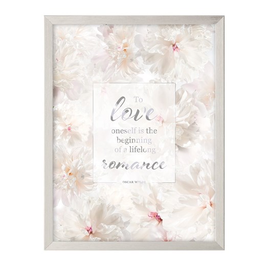 Obraz Peony I 30x40cm silver ze sklepu dekoria.pl w kategorii Obrazy - zdjęcie 172528514