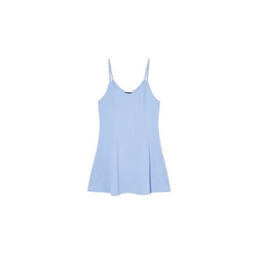 Cropp - Sukienka mini w niebieskim odcieniu - niebieski ze sklepu Cropp w kategorii Sukienki - zdjęcie 172529560