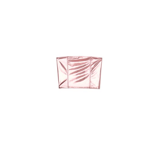 Cropp - Błyszczący top bez rękawów - różowy ze sklepu Cropp w kategorii Bluzki damskie - zdjęcie 172529592