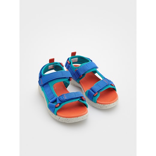 Reserved - Kolorowe sandały na rzepy - wielobarwny Reserved 39 Reserved