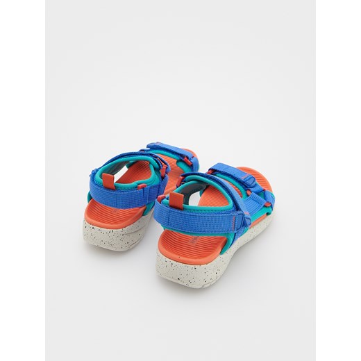 Reserved - Kolorowe sandały na rzepy - wielobarwny Reserved 32 Reserved