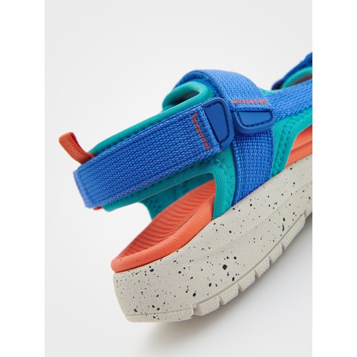 Reserved - Kolorowe sandały na rzepy - wielobarwny Reserved 39 Reserved