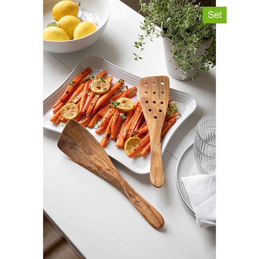 Steel-Function Łopatki (2 szt.) w kolorze brązowym - dł. 32 cm ze sklepu Limango Polska w kategorii Akcesoria kuchenne - zdjęcie 172531014