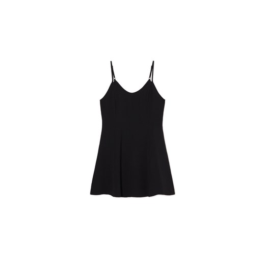 Cropp - Sukienka mini w czarnym kolorze - czarny ze sklepu Cropp w kategorii Sukienki - zdjęcie 172531601