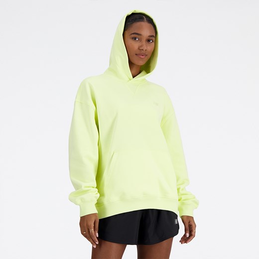 Żółta bluza damska New Balance dresowa