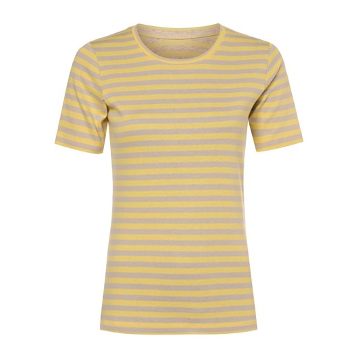 brookshire T-shirt damski Kobiety Bawełna piaskowy w paski ze sklepu vangraaf w kategorii Bluzki damskie - zdjęcie 172532091