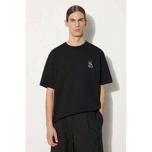 Undercover t-shirt bawełniany męski kolor czarny z nadrukiem UB0D3804 ze sklepu PRM w kategorii T-shirty męskie - zdjęcie 172532654
