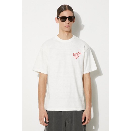 Human Made t-shirt bawełniany Graphic męski kolor biały z nadrukiem HM27TE013 ze sklepu PRM w kategorii T-shirty męskie - zdjęcie 172532670
