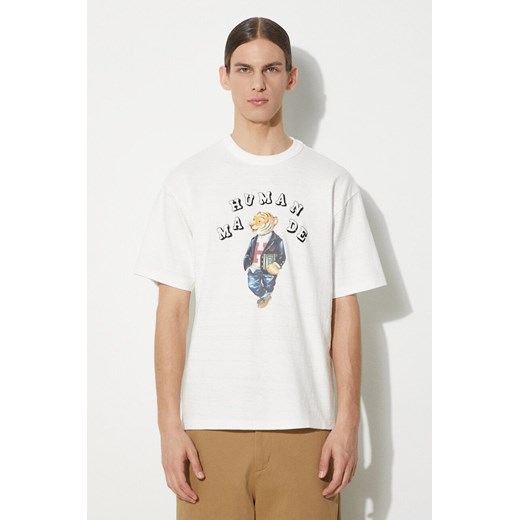 Human Made t-shirt bawełniany Graphic męski kolor biały z nadrukiem HM27TE015 ze sklepu PRM w kategorii T-shirty męskie - zdjęcie 172532674
