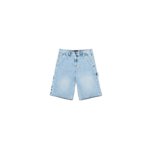 Cropp - Jasne jeansowe szorty loose - niebieski ze sklepu Cropp w kategorii Spodenki męskie - zdjęcie 172533442