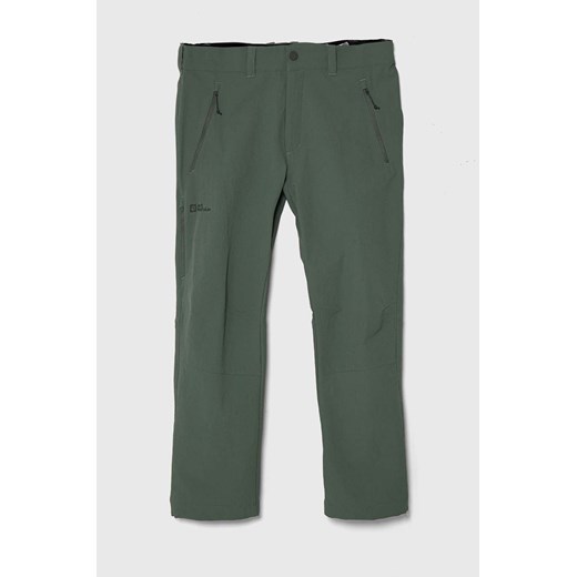 Jack Wolfskin spodnie outdoorowe Activate Xt kolor zielony ze sklepu ANSWEAR.com w kategorii Spodnie męskie - zdjęcie 172534464