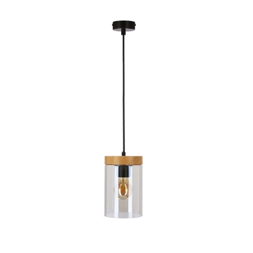 Nowoczesna lampa wisząca ze szklanym kloszem - K447-Weros Lumes One Size Edinos.pl