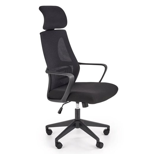 Ergonomiczny czarny fotel biurowy obrotowy - Mercury ze sklepu Edinos.pl w kategorii Krzesła biurowe - zdjęcie 172536122