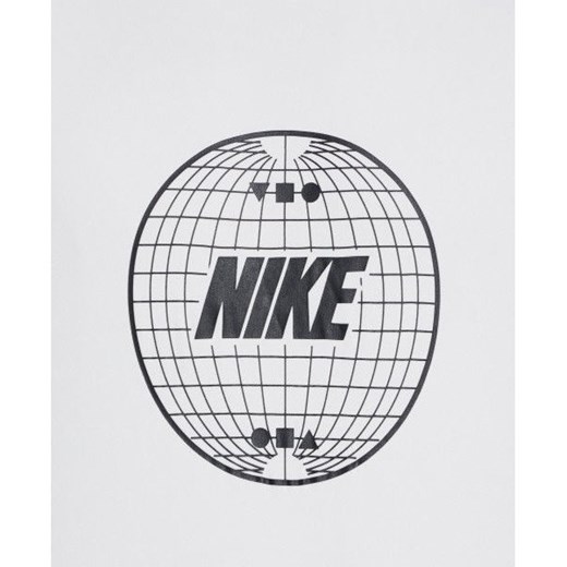 T-shirt męski Nike biały w sportowym stylu z krótkim rękawem 