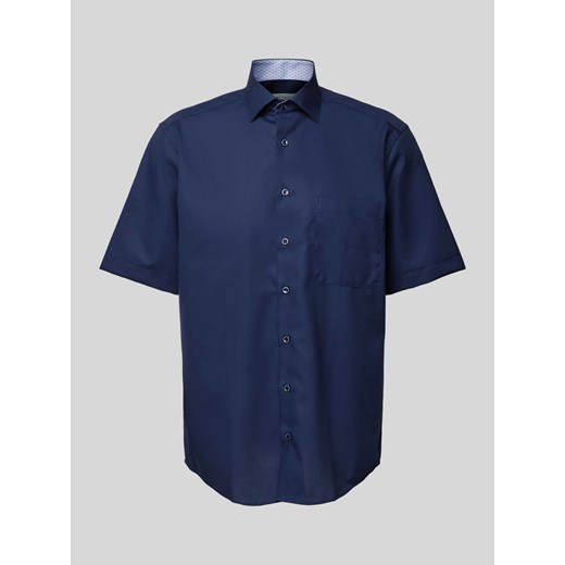Koszula biznesowa o kroju comfort fit z kieszenią na piersi ze sklepu Peek&Cloppenburg  w kategorii Koszule męskie - zdjęcie 172536894