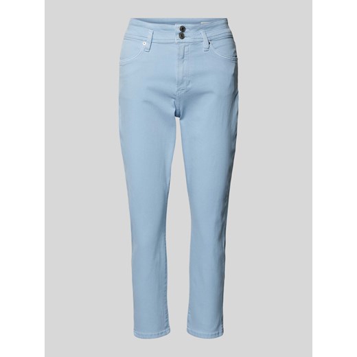 Spodnie skrócone o kroju slim fit ze sklepu Peek&Cloppenburg  w kategorii Spodnie damskie - zdjęcie 172536932