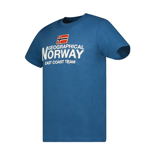 T-shirt męski Geographical Norway z napisami