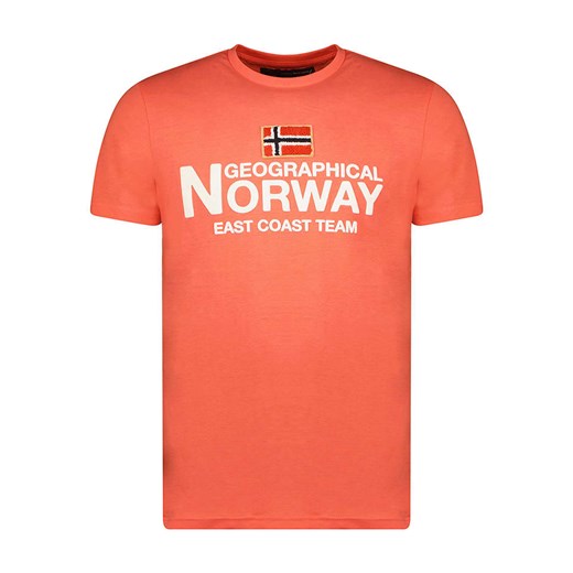 Geographical Norway Koszulka &quot;Jacky&quot; w kolorze pomarańczowym ze sklepu Limango Polska w kategorii T-shirty męskie - zdjęcie 172537192