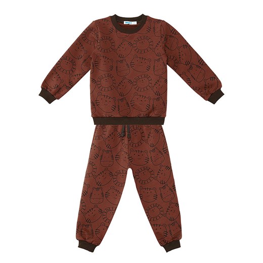 Denokids 2-częściowy zestaw &quot;Baby Animals&quot; w kolorze brązowym ze sklepu Limango Polska w kategorii Dresy chłopięce - zdjęcie 172537250