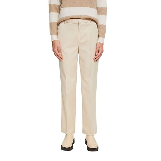 ESPRIT Spodnie chino w kolorze beżowym ze sklepu Limango Polska w kategorii Spodnie damskie - zdjęcie 172537414