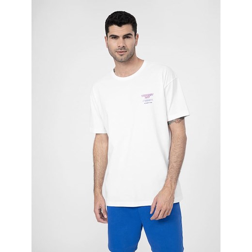 4F Koszulka w kolorze białym ze sklepu Limango Polska w kategorii T-shirty męskie - zdjęcie 172537451