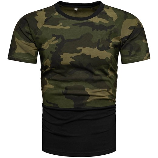 T-shirt męski Recea w militarnym stylu 