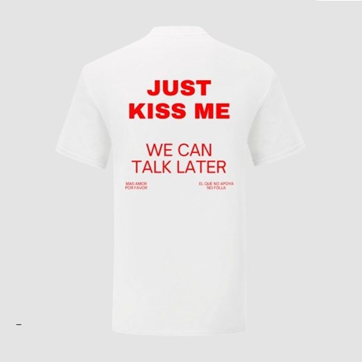 T-shirt męski Just Kiss Me ze sklepu HFT71 shop w kategorii T-shirty męskie - zdjęcie 172538754