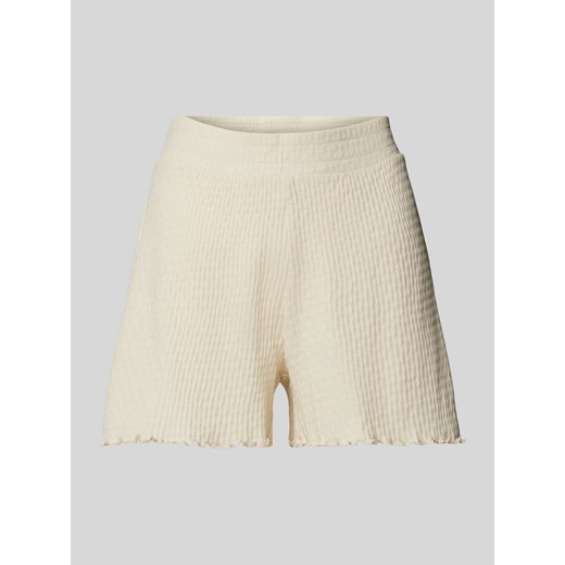 Spodnie od piżamy o kroju regular fit z fakturowanym wzorem ze sklepu Peek&Cloppenburg  w kategorii Piżamy damskie - zdjęcie 172540590