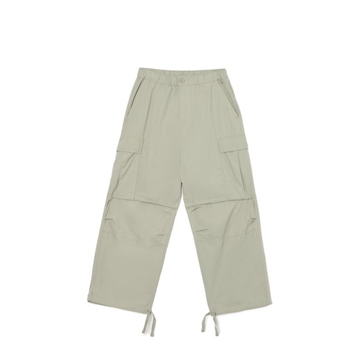 Cropp - Spodnie parachute - zielony ze sklepu Cropp w kategorii Spodnie męskie - zdjęcie 172541260