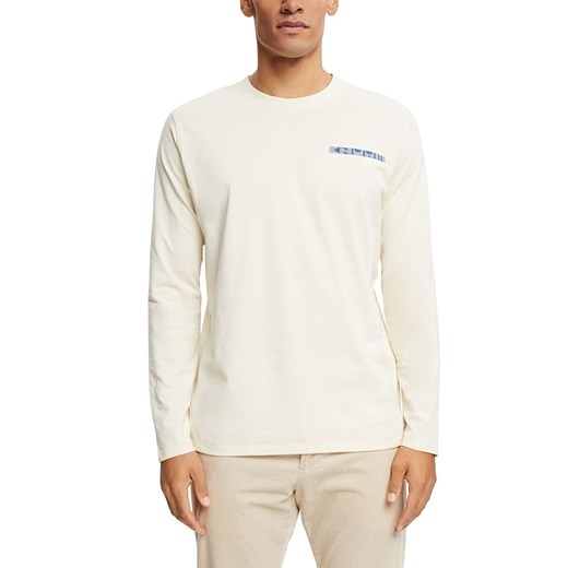 ESPRIT Koszulka w kolorze kremowym ze sklepu Limango Polska w kategorii T-shirty męskie - zdjęcie 172542772